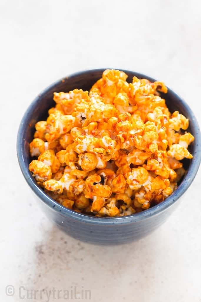 instant pot popcorn with sriracha butter flavor