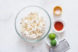 instant pot popcorn with chili lime flavor ingredients