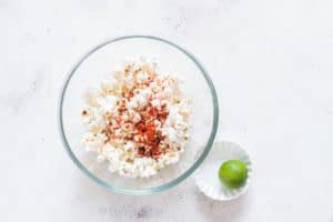 instant pot popcorn with chili lime flavor