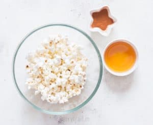 instant pot popcorn with cinnamon honey flavor