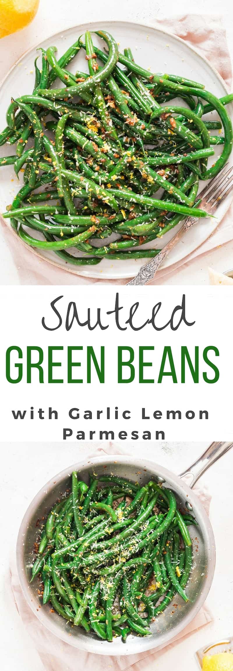 Sauteed Green Beans with Garlic Lemon and Parmesan CurryTrail
