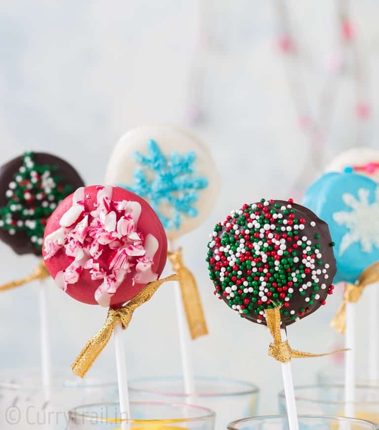 Christmas OREO pops are super cute and easy to make