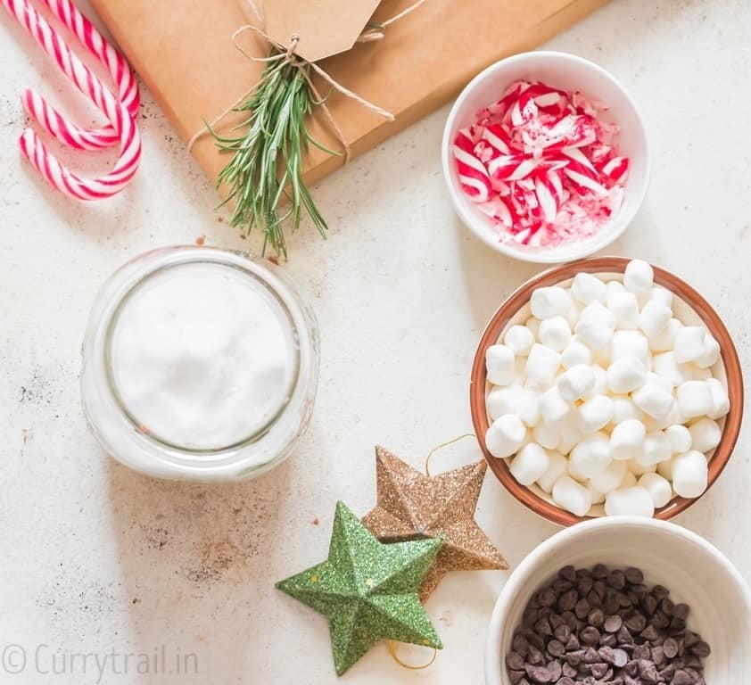 powdered sugar was added to the mason jar.