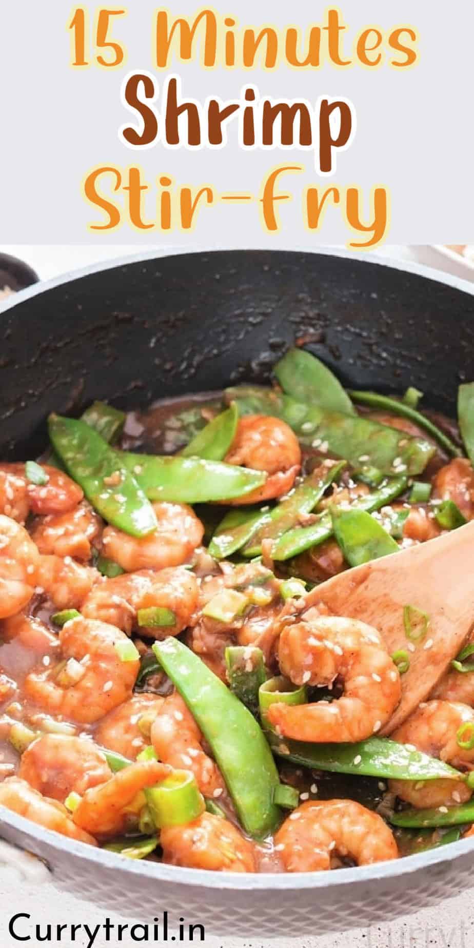 Healthy Shrimp Stir Fry With Snow Peas - Currytrail