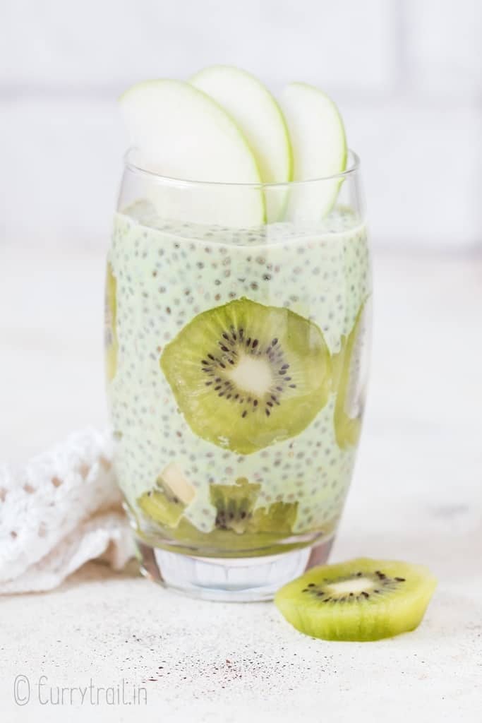 basic chia seed pudding served 5 ways