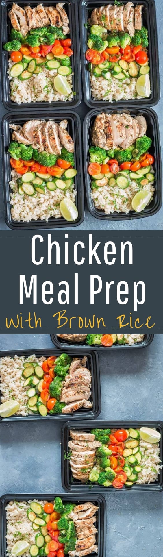 Chicken Meal Prep With Brown Rice - CurryTrail