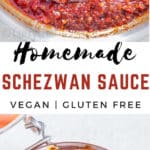 Homemade Spicy Schezwan Sauce is delicious Indo-Chinese Chili garlic sauce that can be used in stir fried rice or noodles
