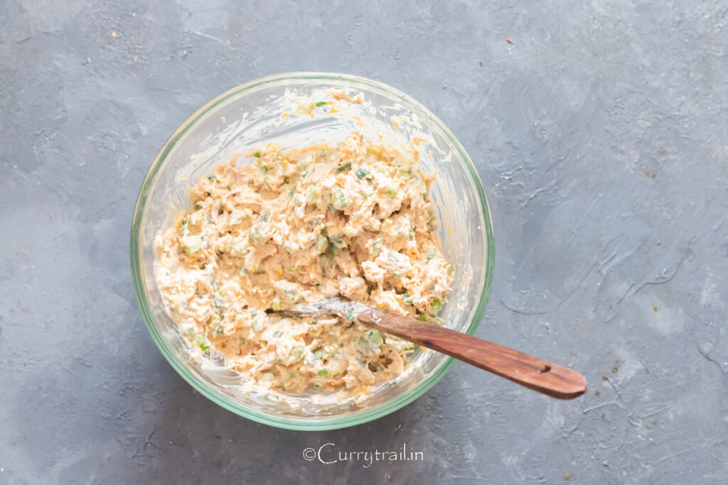 creamy chicken enchilada filling for pinwheels.