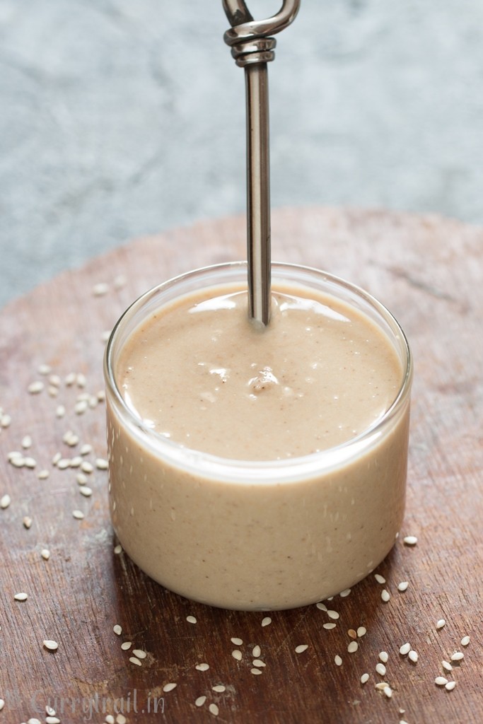 Easy Homemade Tahini Recipe With 2 Ingredients Currytrail,Thai Iced Tea Recipe