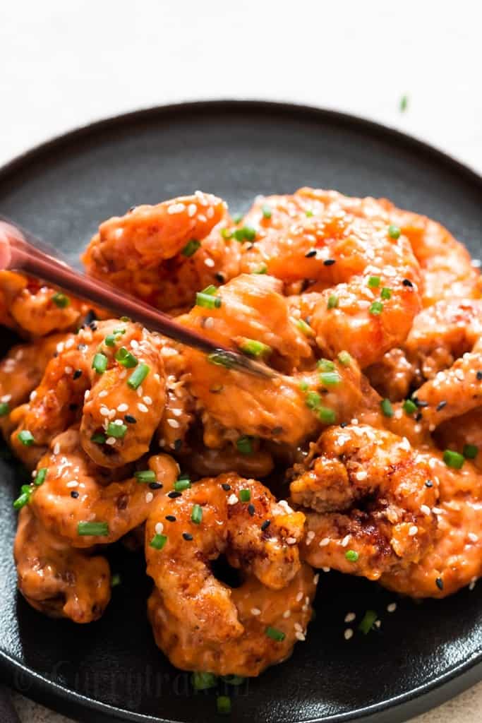 Bonefish grill copycat bang bang shrimp recipe is easy, crispy, party shrimp recipe that needs only 10 minutes to make