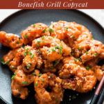 bang bang shrimp copycat recipe with text overlay