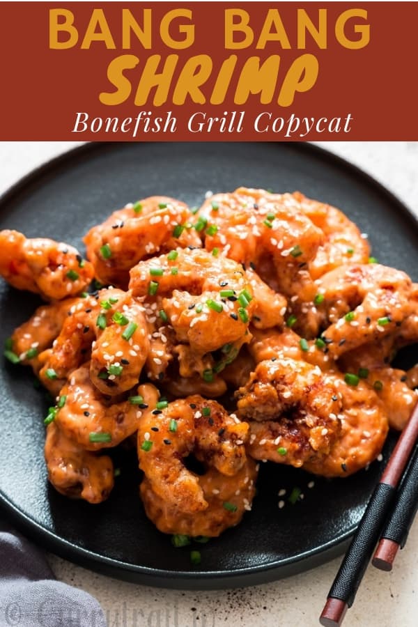 bang bang shrimp copycat recipe with text overlay
