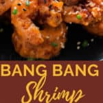 bang bang shrimp copycat recipe with text overlay