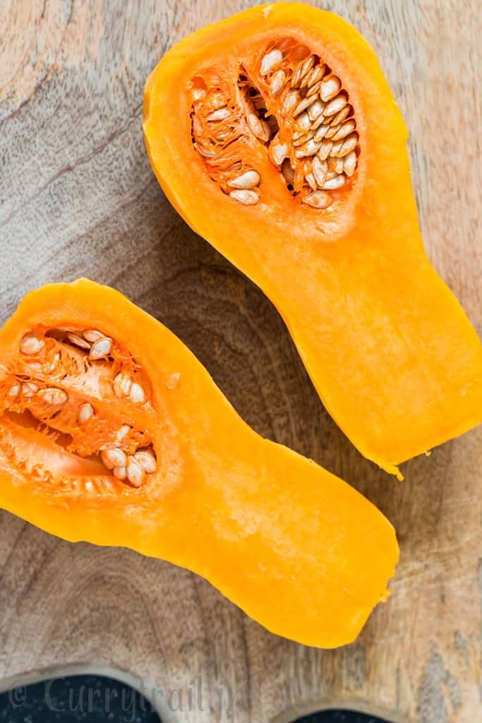 a complete guide on how to peel and cut butternut squash