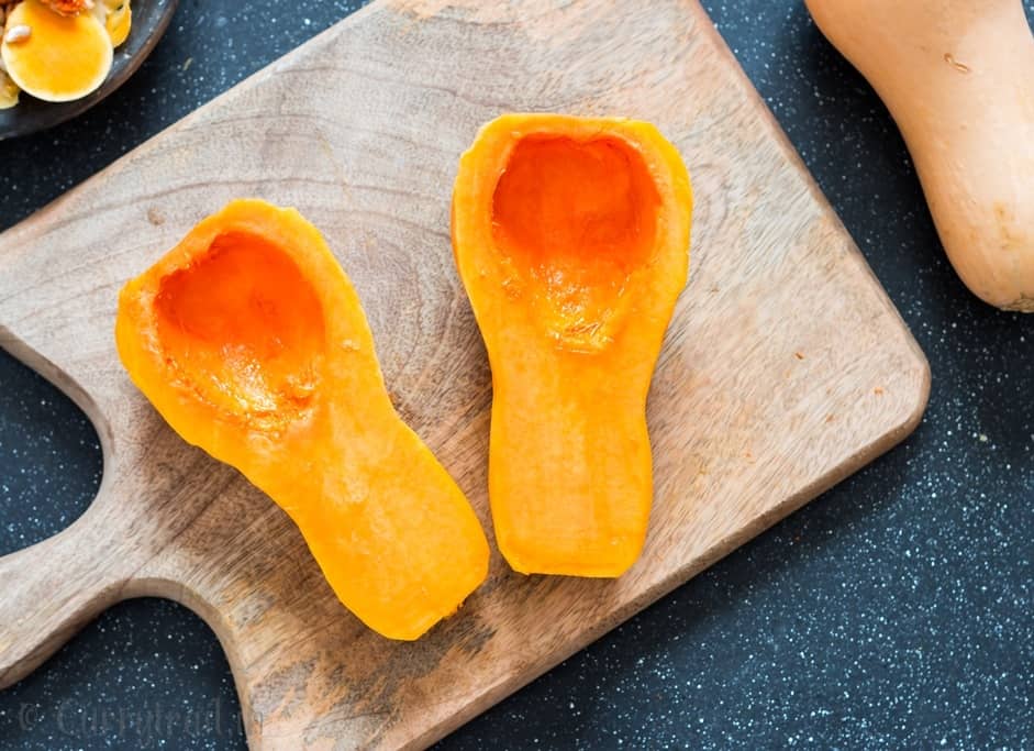 a complete guide on how to peel and cut butternut squash