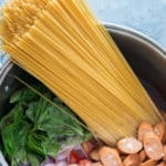 one pot pasta is life saver weeknight dinner. Everything, even the pasta gets cooked in the same pot