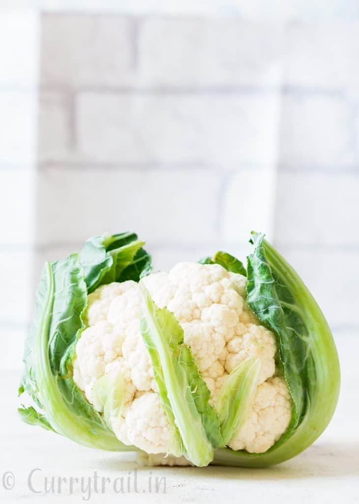 fresh cauliflower to make cauliflower breadsticks