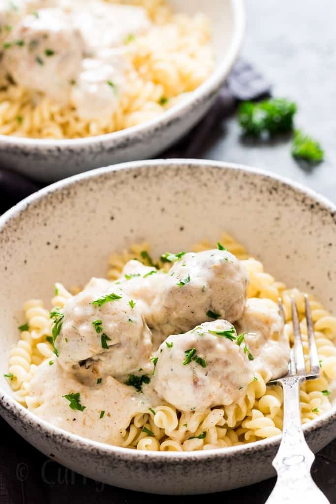 Chicken Meatballs Recipe In Creamy Sauce CurryTrail