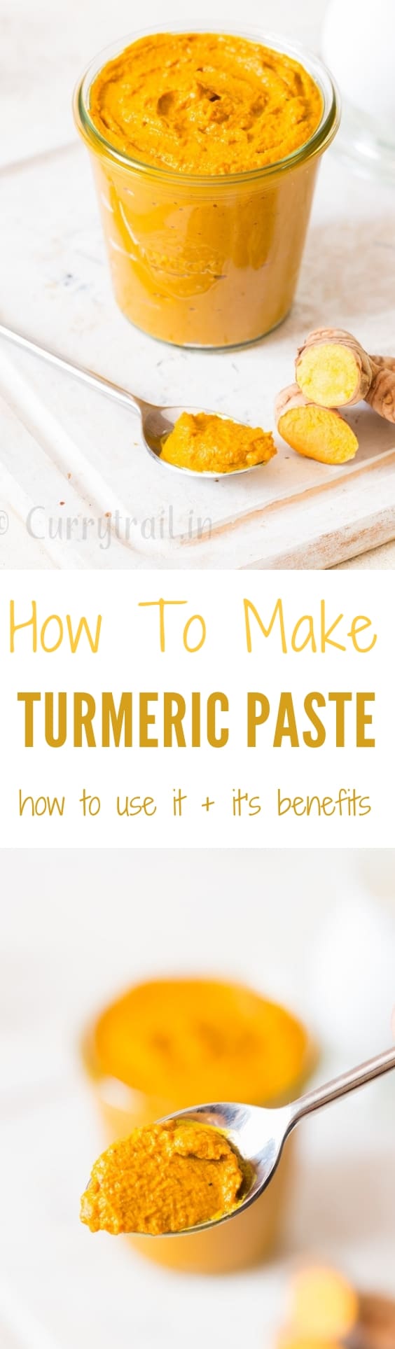 How To Make Turmeric Paste For Golden Milk CurryTrail