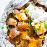 grilled potatoes in foil packets perfect for summer grilling