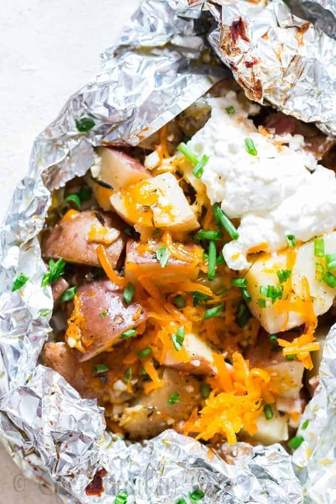 Grilled Potatoes in Foil