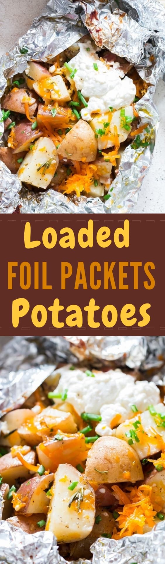 Cheesey Grilled Potatoes In Foil Packets CurryTrail