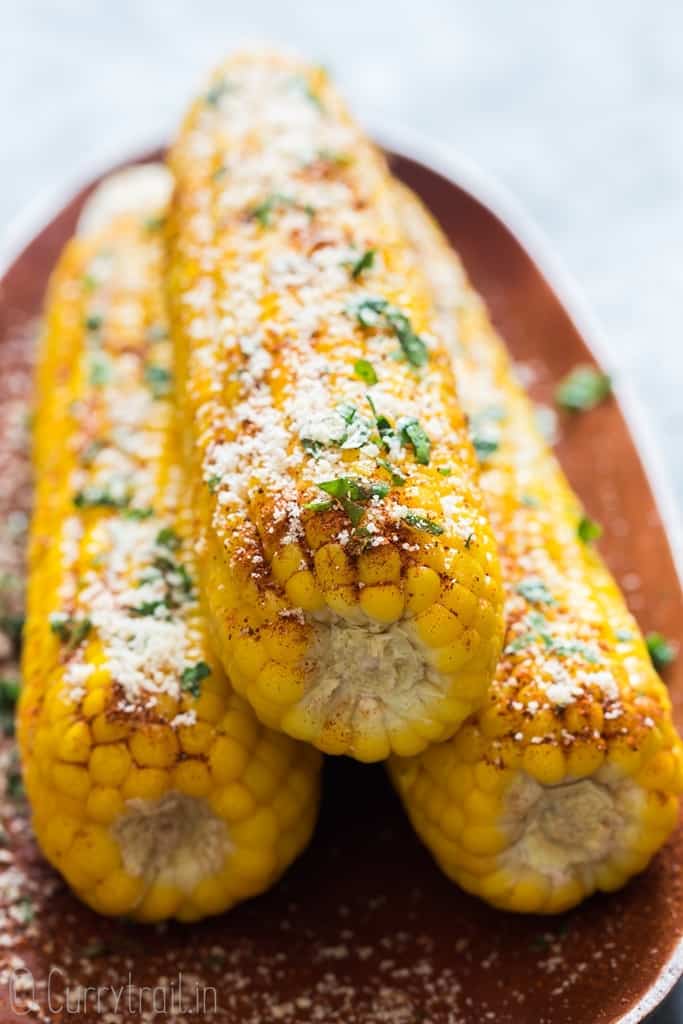 Butter chili lime Parmesan instant pot corn on cob