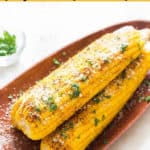 fast and easy instant pot corn on the cob with text overlay