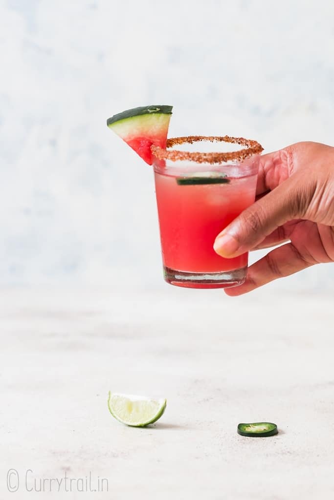 spicy watermelon margarita recipe for best summer drinks