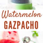 watermelon gazpacho soup with text overlay