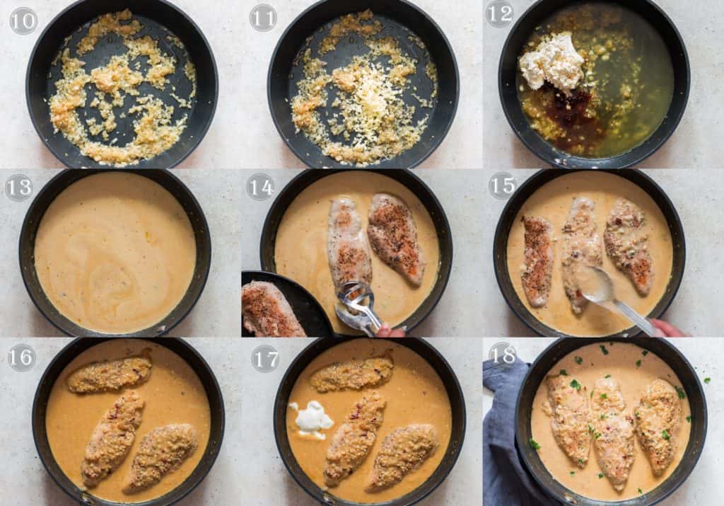 step by step pictorial of creamy chipotle chicken recipe