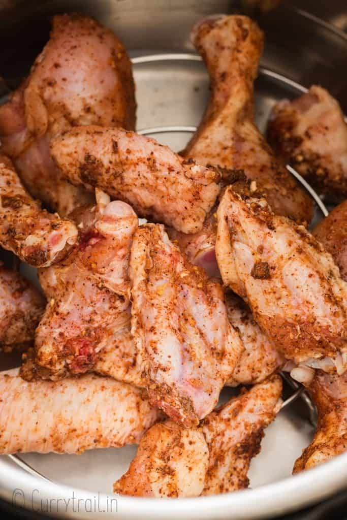 spice rubs chicken wings in instant pot 