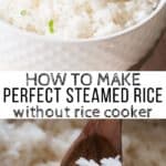 How To Make Perfect Steamed Rice On Stove Top - CurryTrail