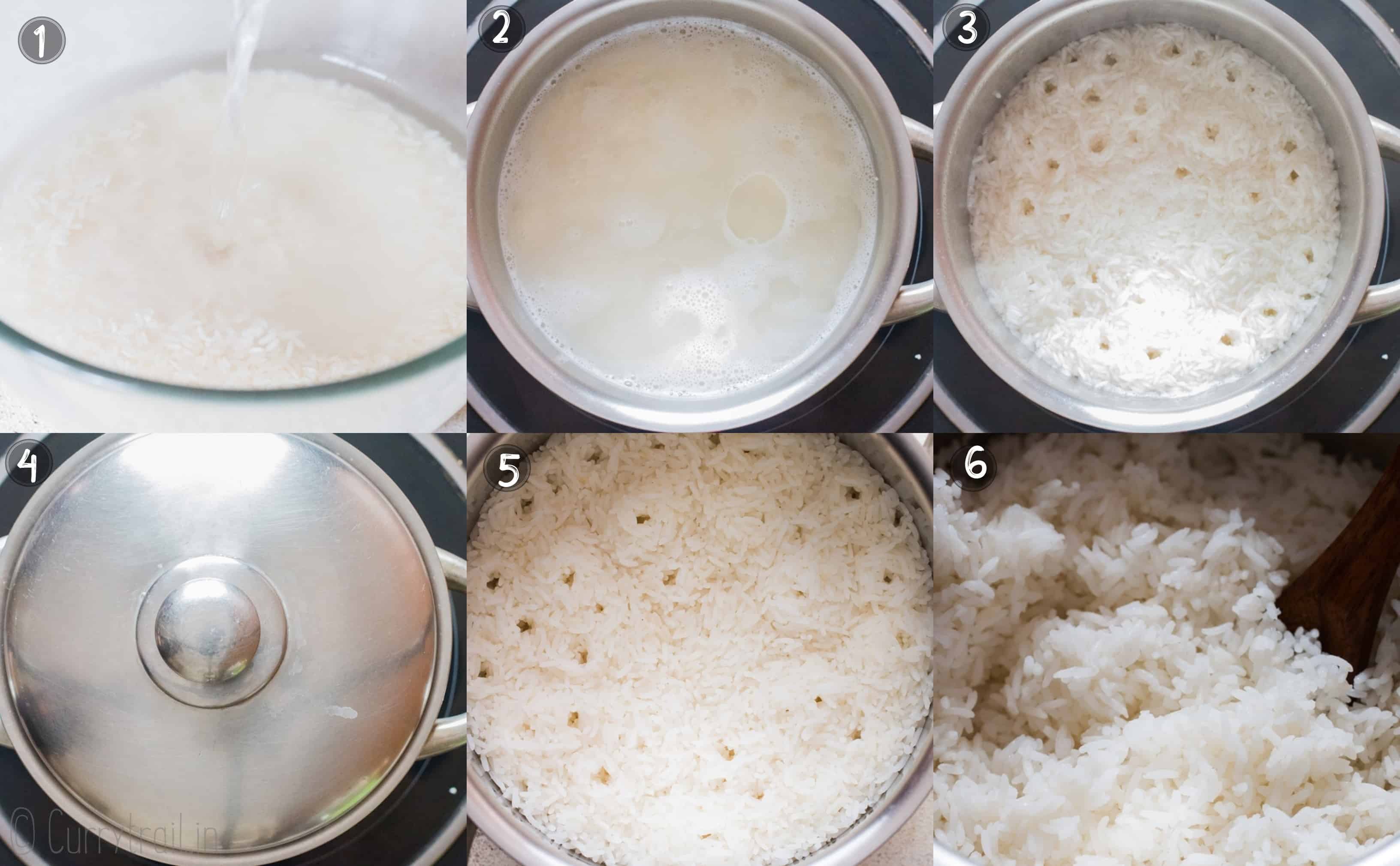 How To Make Perfect Steamed Rice On Stove Top - CurryTrail
