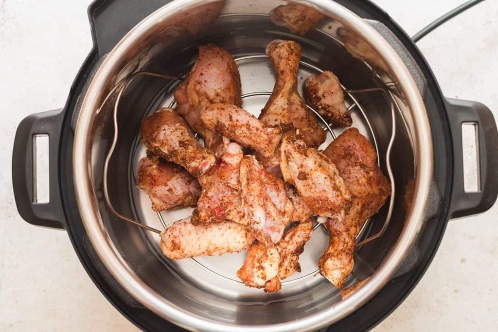step 4 for instant pot chicken wings