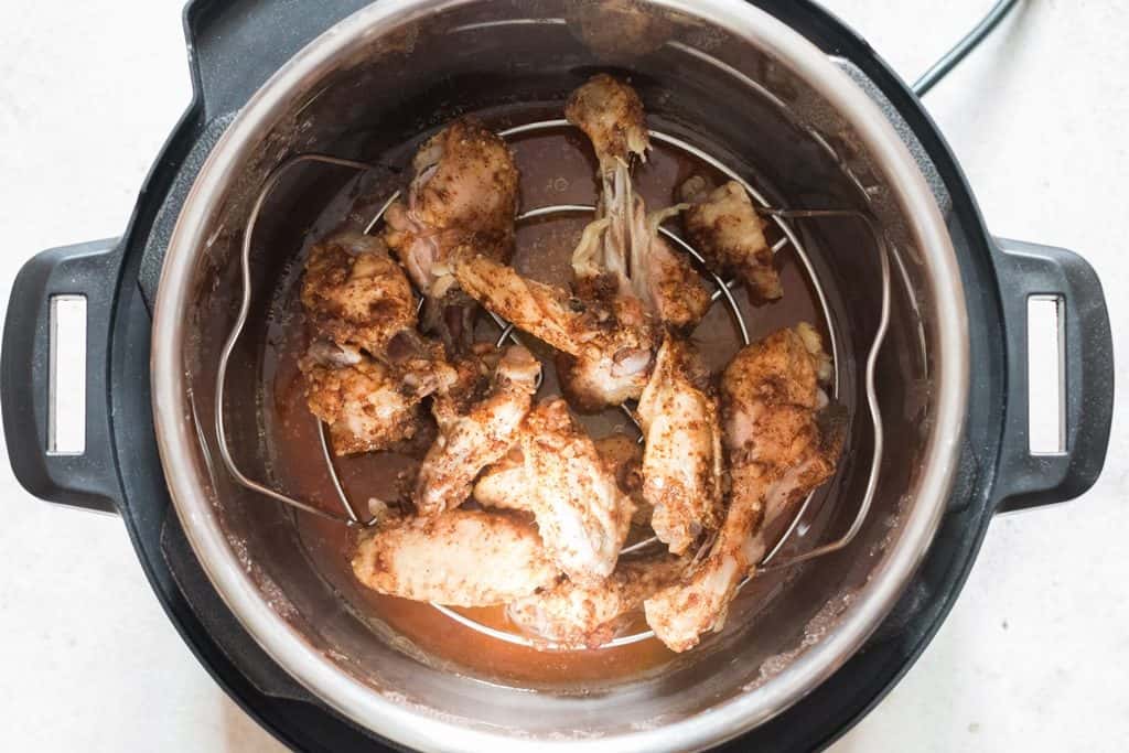 step 7 for instant pot chicken wings