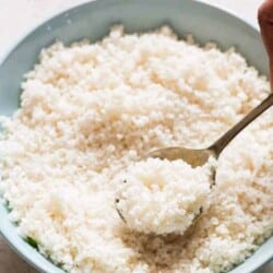 how to make cauliflower rice in food processor