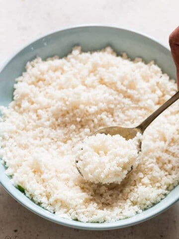 how to make cauliflower rice in food processor