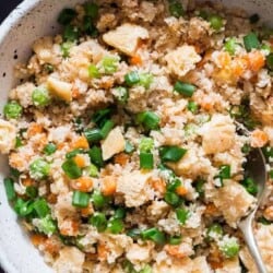 low carb riced cauliflower rice