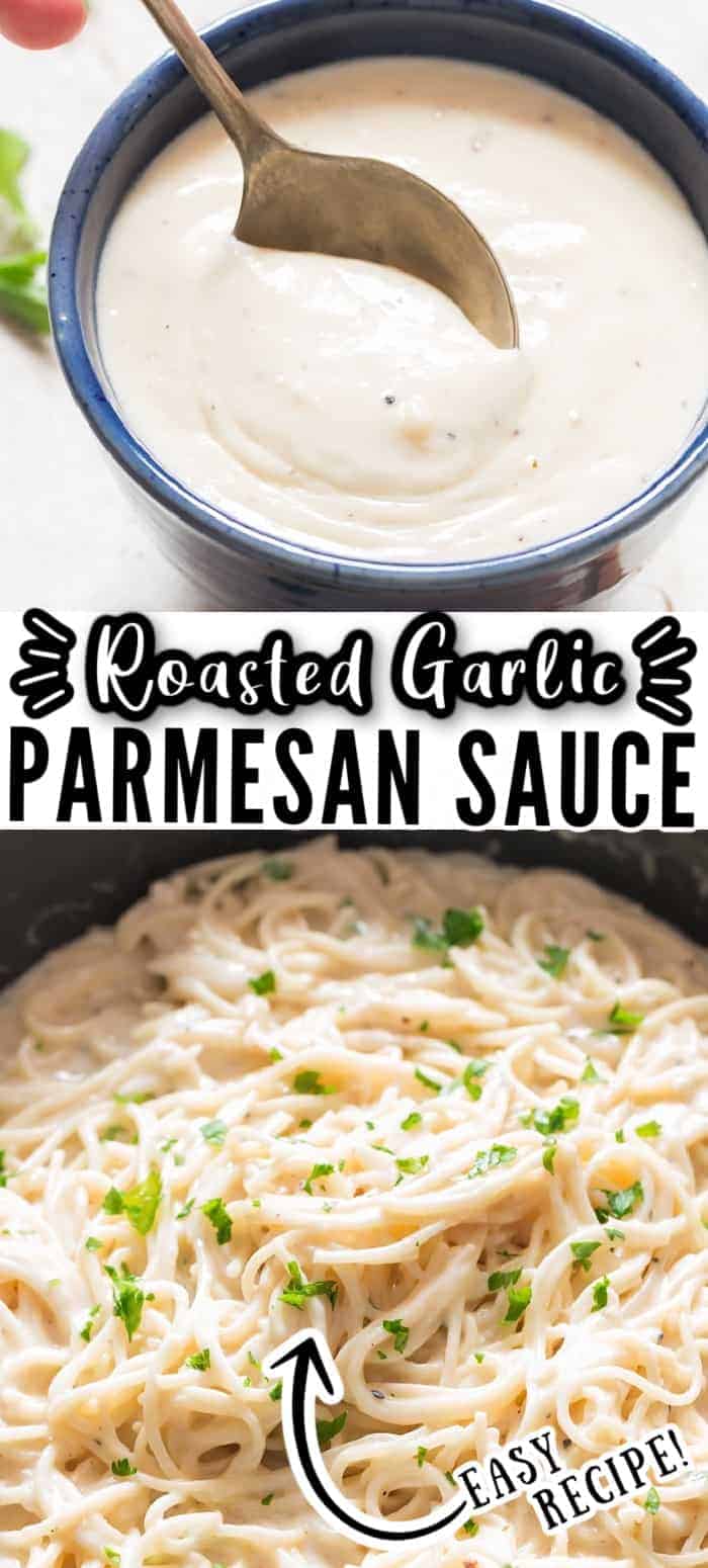 Roasted Garlic Parmesan Sauce Recipe CurryTrail