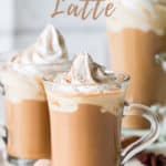 homemade pumpkin spice latte