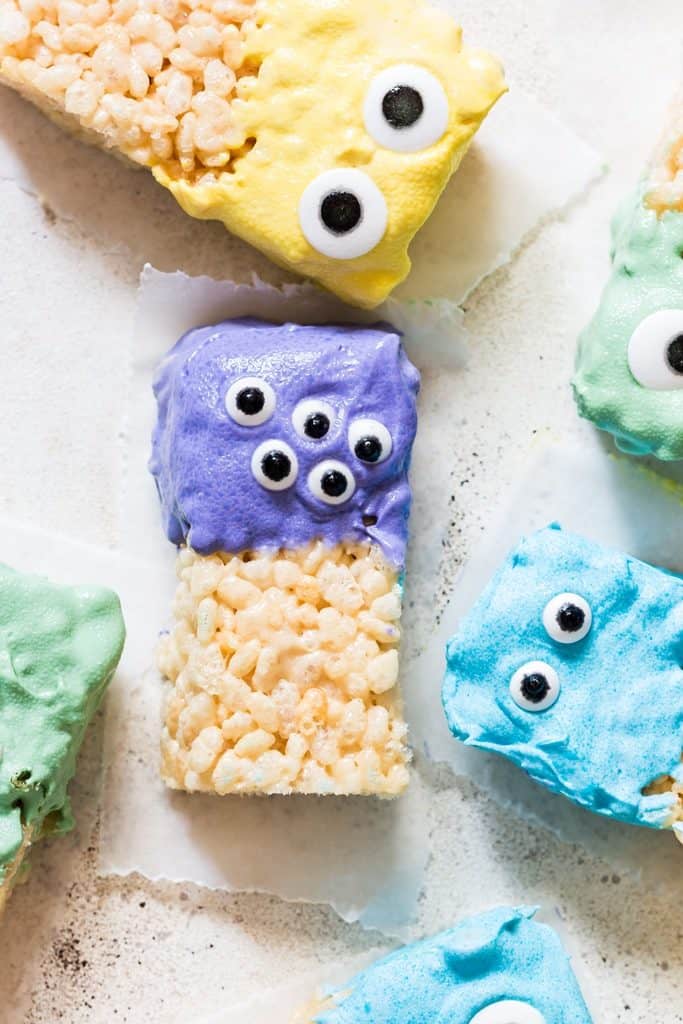 halloween rice krispie treats