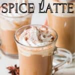 3 glasses of pumpkin spice latte with text
