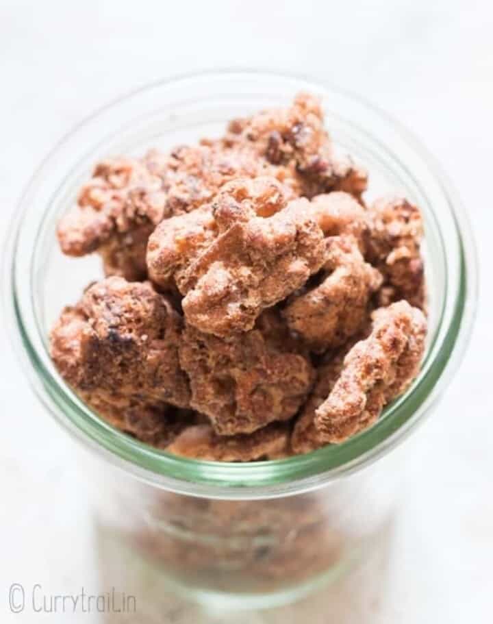 Candied Walnuts Recipe (Perfect for gifting) CurryTrail