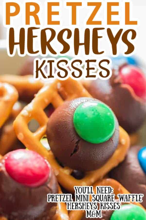 Pretzel Hershey Kisses (Pretzel gifts for holiday) CurryTrail