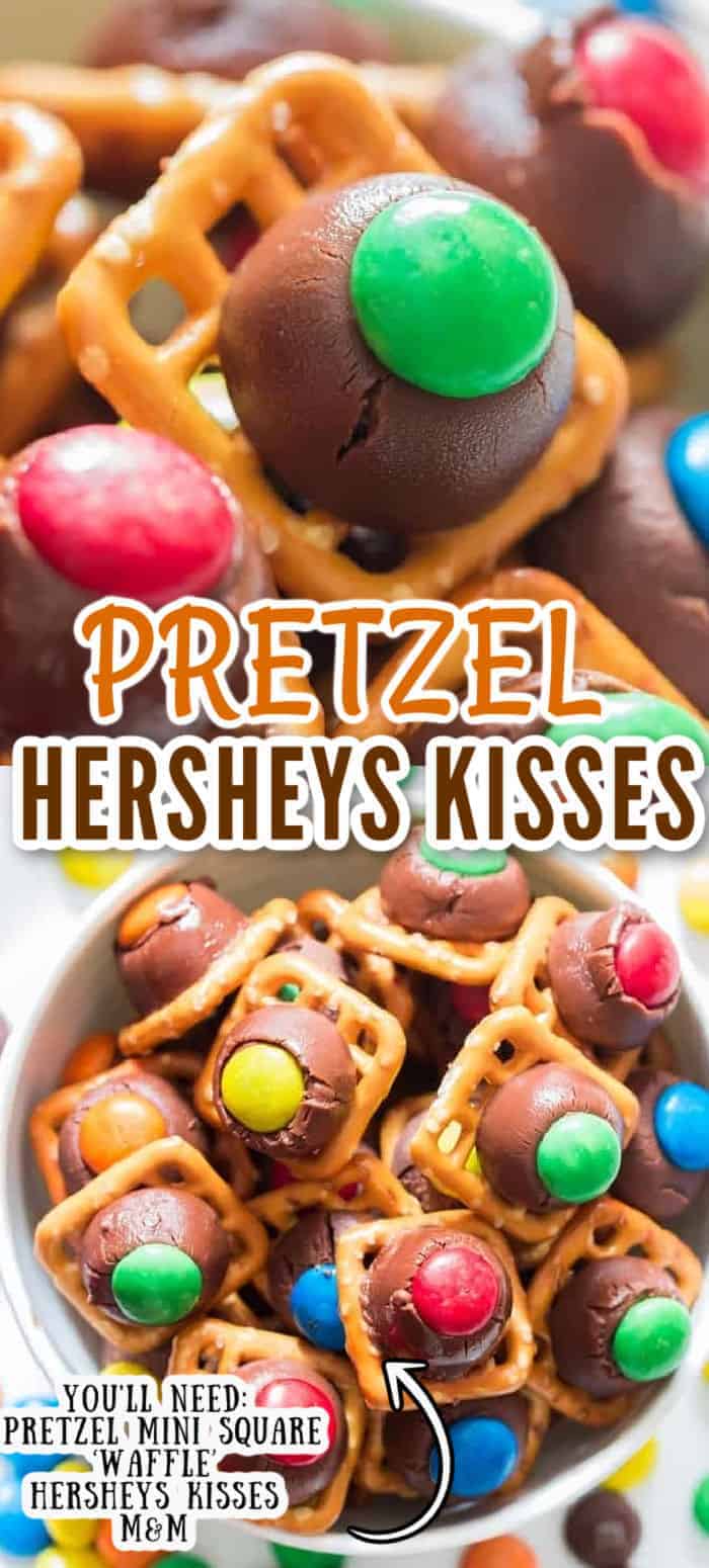 Pretzel Hershey Kisses (Pretzel gifts for holiday) CurryTrail