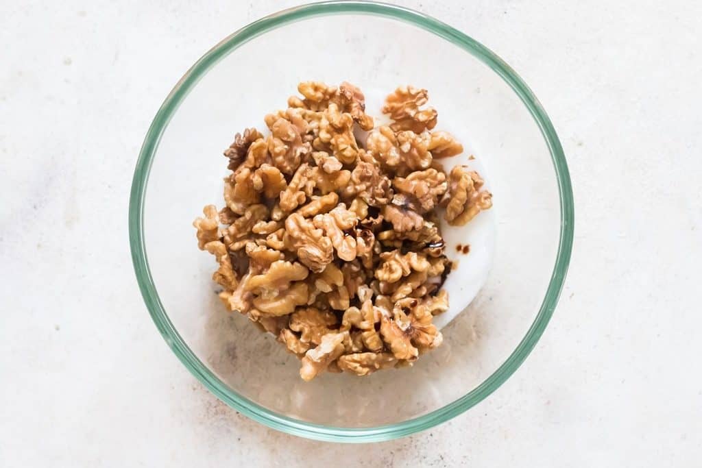 coating walnuts in egg white