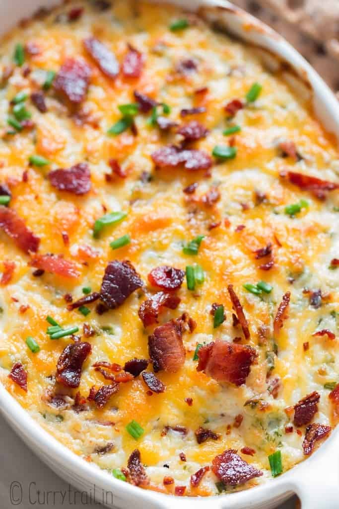 Cream Cheese Dip with Bacon and Cheddar - CurryTrail