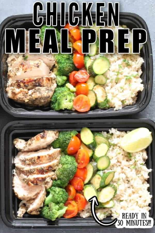Chicken Meal Prep With Brown Rice - CurryTrail