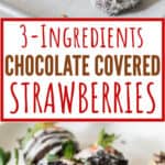 chocolate covered strawberries with text overlay